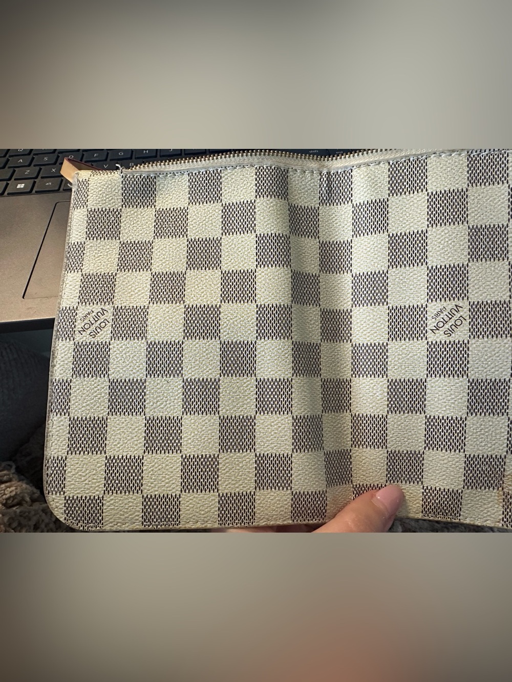 Monogram clutch
